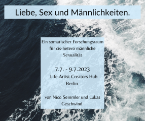 Liebe, Sex und Männlichkeiten 